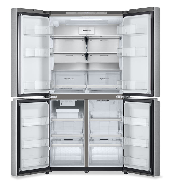 LG 36” 23.6 Cu. Ft French 4-Door Counter-Depth Refrigerator with Ice Maker - LF24C8200S