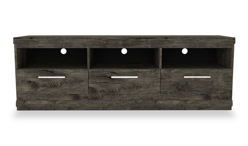 Camden 111.7\" 3-Piece Entertainment Centre with Storage and Cable Management for TVs up to 65\" - Alabaster Oak