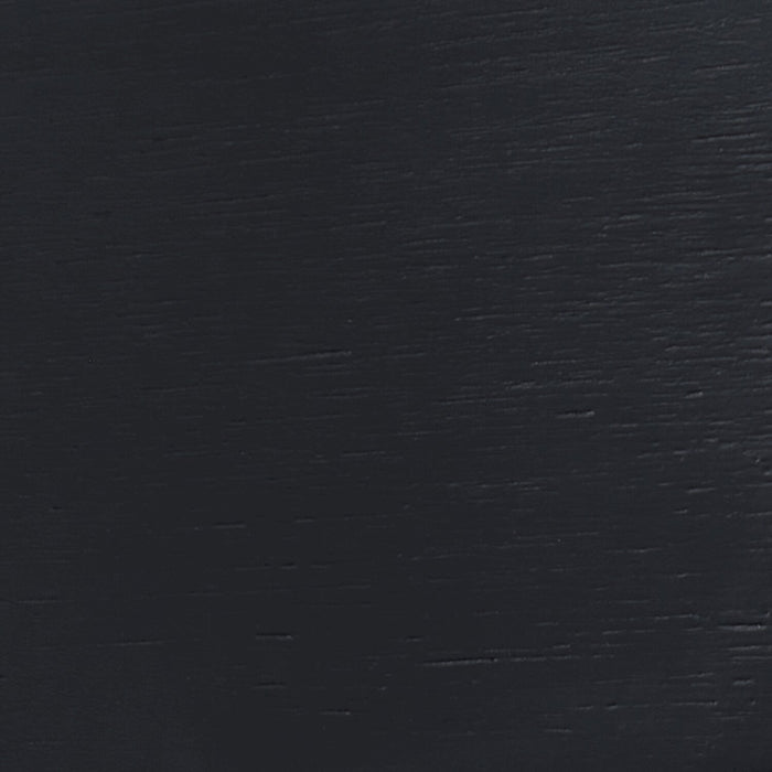 Remi 5pc Dining Set with Table & 4 Spindle-Back Chairs, Glass & Wood, 42\"W Round - Black