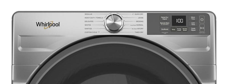 Whirlpool 7.4 Cu. Ft. Smart Gas Dryer with Wrinkle Shield™ - Radiant Silver - WGD5720RR