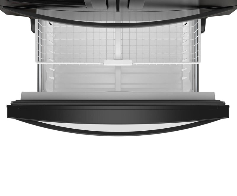 Whirlpool 36\" 24.5 Cu. Ft. French-Door Refrigerator - Black - WRMF3636RB