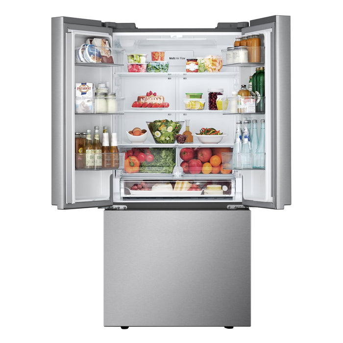 LG 33\" 25 Cu. Ft. Smart French-Door Refrigerator with Ice Maker - Stainless Steel - LF25S6200S