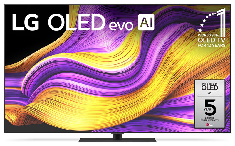 LG 65\" G5 OLED 4K UHD Smart webOS TV (OLED55G5SUB.ACC) - 2025 Model