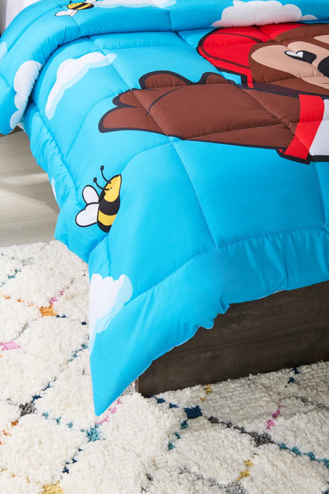 Brickley 3-Piece Full Comforter Set