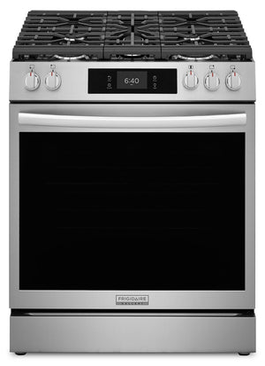 Frigidaire Gallery 6 Cu. Ft. Gas Range with Stone-Baked Pizza - Smudge-Proof® Stainless Steel - GCFG3070BF