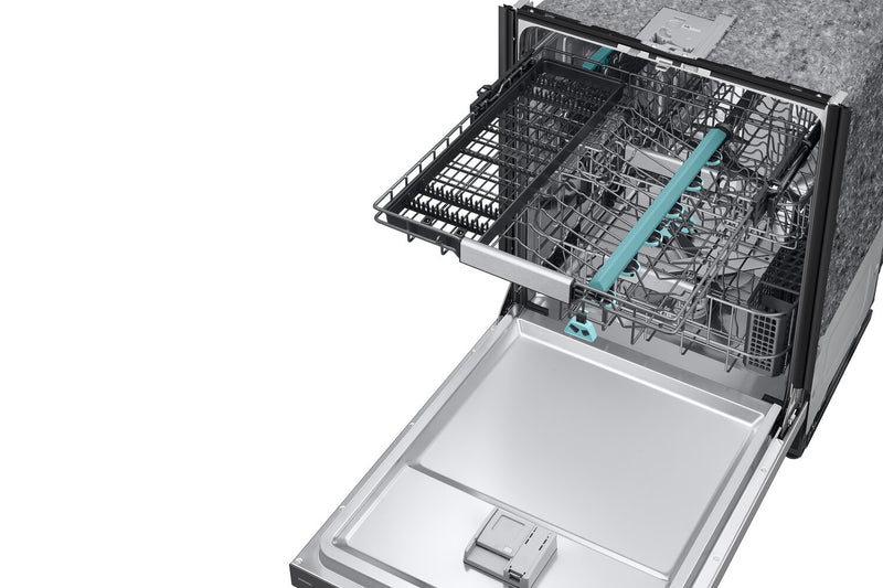 Samsung 24\" 38 dBA Top-Control Dishwasher with AI Wash and Third Rack - Stainless Steel - DW90F89P0USRAA