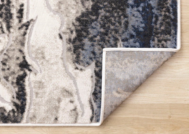 Linnie Blue Grey Area Rug - 7'10\" x 10'6\"