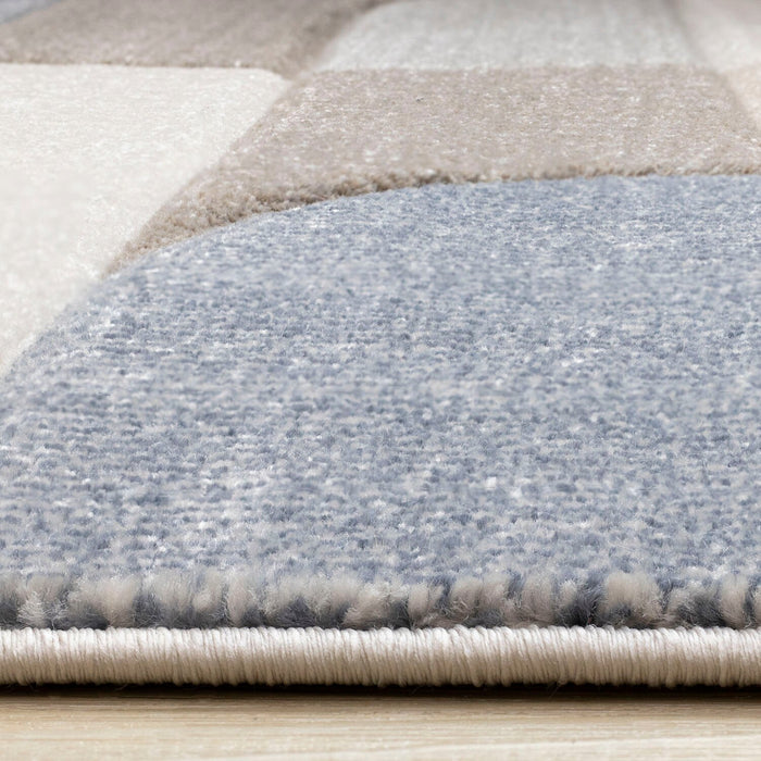 Farrah Blue Grey Area Rug - 5'3\" x 7'7\"