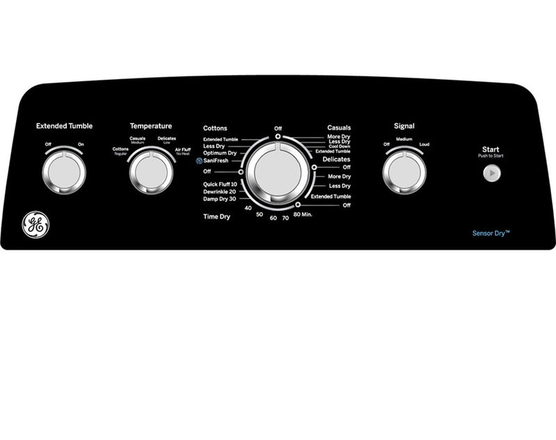 GE 7.2 Cu. Ft. Electric Dryer with SaniFresh Cycle – White - GTD49EBMRWS