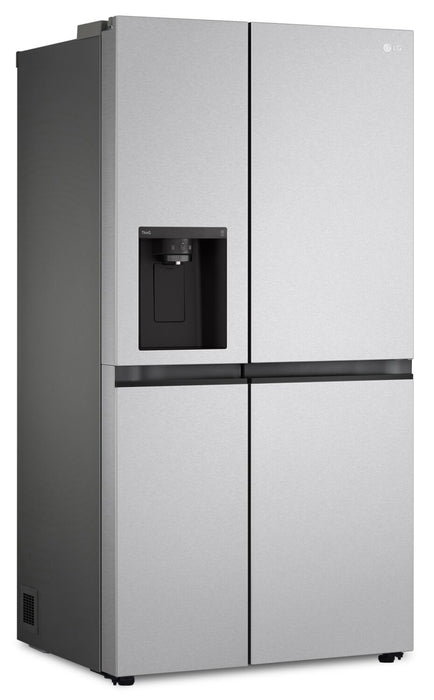 LG 36\" 23 Cu. Ft. Side-by-Side Counter-Depth Refrigerator - Platinum Silver - LS23C4230V