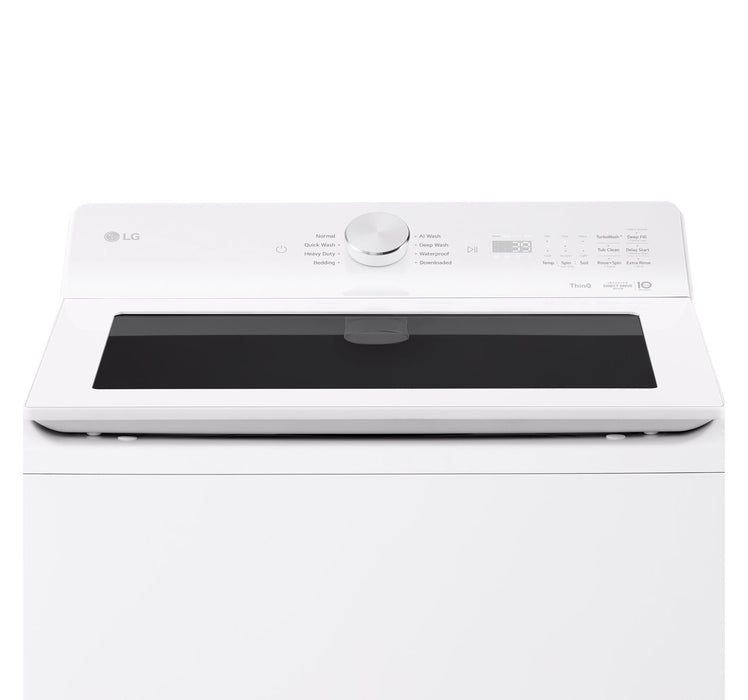 LG 5.8 Cu. Ft. Smart Top-Load Washer with EasyUnload™ and AI Sensing - Alpine White - WT8200CW