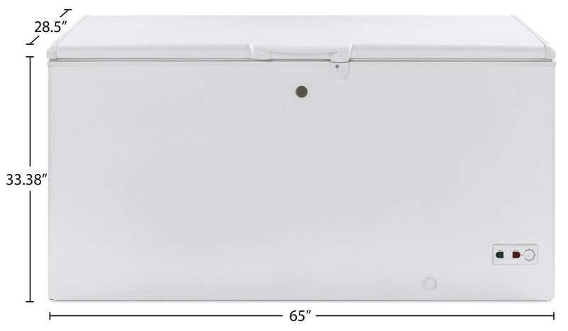 GE 15.7 Cu. Ft. Manual Defrost Chest Freezer - FCM16SLWW
