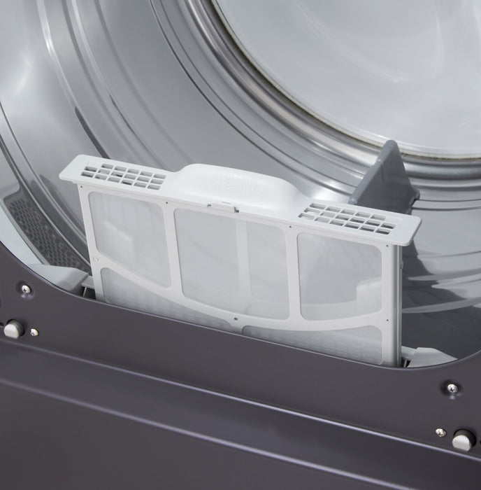 LG 7.3 Cu. Ft. Electric Dryer with Steam - Matte Black - DLEX8600BE