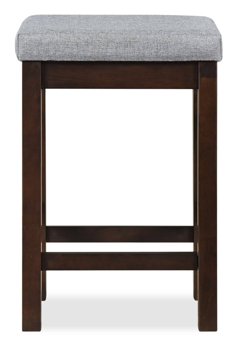 Noah 60” Modern Sofa Table with 3 Counter-Height Stools and USB Ports - Espresso