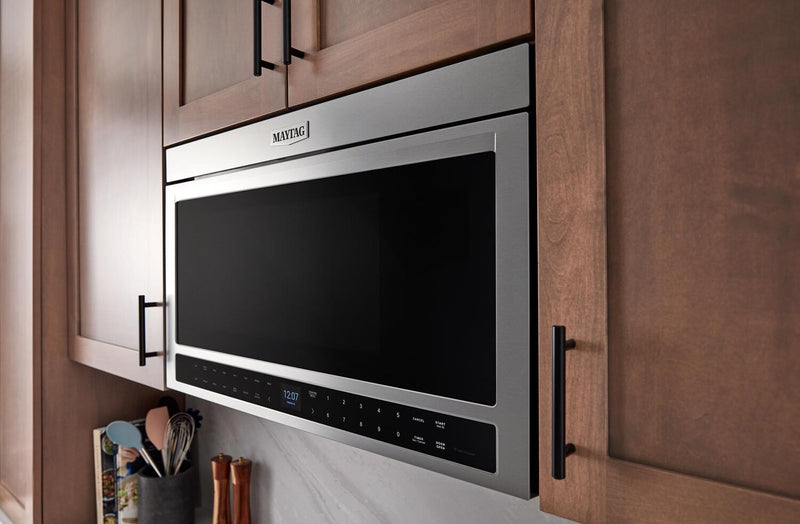 Maytag 1.1 Cu. Ft. Flush Mount Over-the-Range Microwave-Toaster Oven - Stainless Steel - YMMMF8030PZ