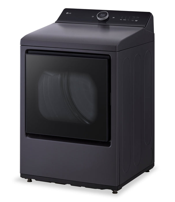 LG 7.3 Cu. Ft. Electric Dryer with Steam - Matte Black - DLEX8600BE