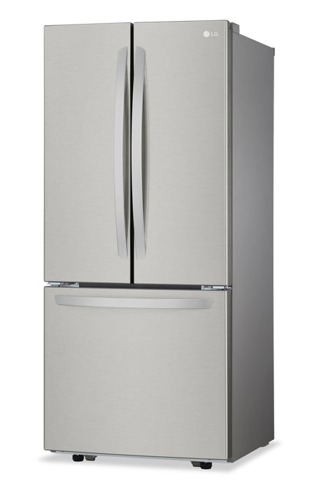 LG 30\" 21.8 Cu. Ft. French Door Standard-Depth Refrigerator - Stainless Steel - LFCS22520S