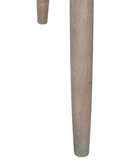 Remi Dining Chair with Curved Ladder-Back - Brown