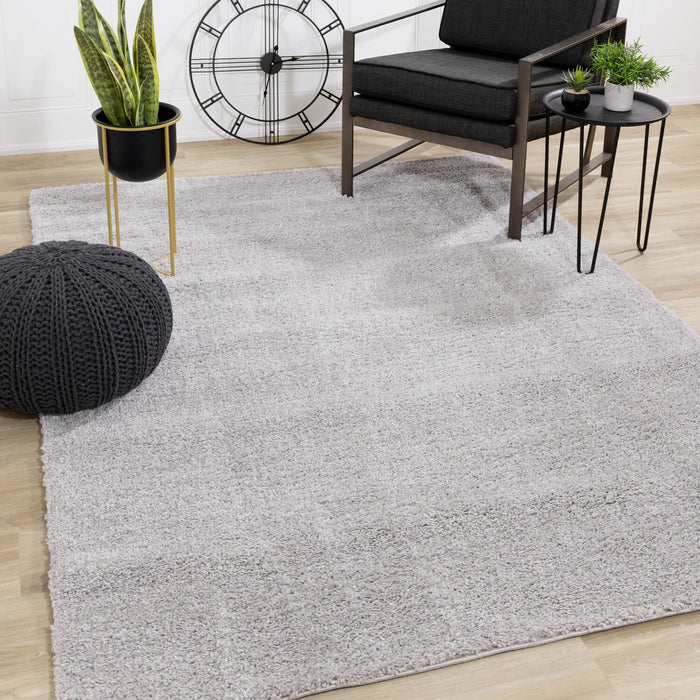 Pascal Grey Shag Area Rug - 7'10\" x 10'6\"