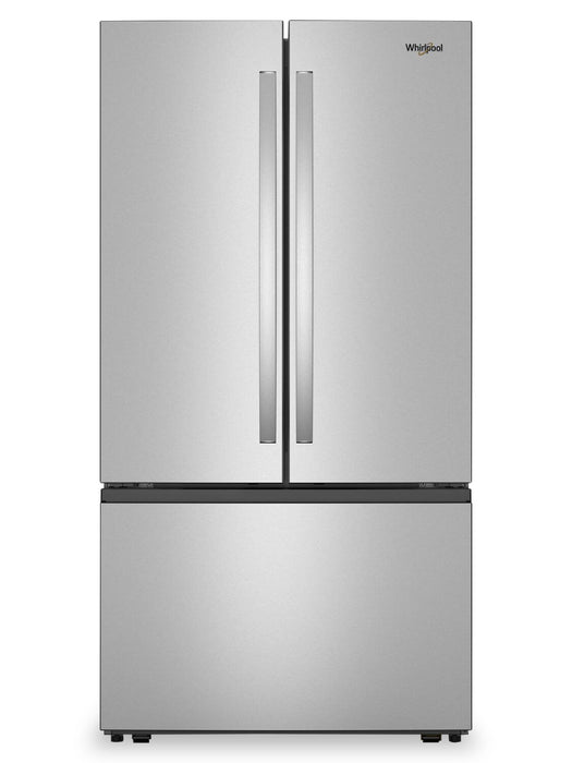 Whirlpool 36\" 30.5 Cu. Ft. French-Door Refrigerator with Interior Water Dispenser - Stainless Steel - WRFF3336SZ