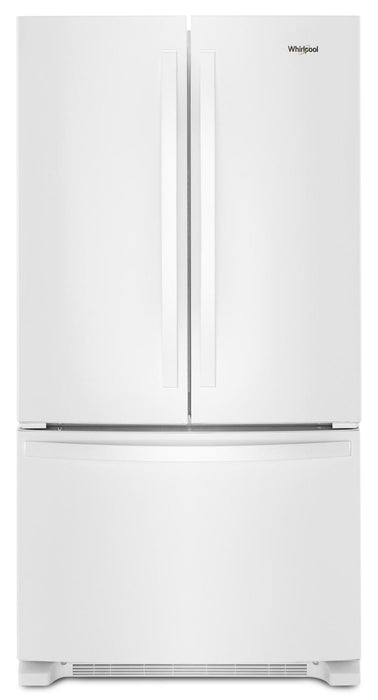 Whirlpool 36\" 20 Cu. Ft. Counter-Depth French-Door Refrigerator - White - WRFC2036RW