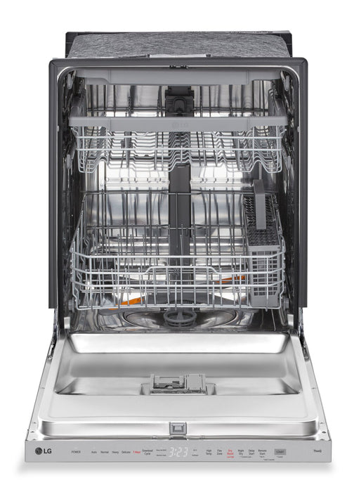 LG 24\" 46 dBA Built-In Top-Control Smart Dishwasher with QuadWash®Pro  - Smudge Proof Stainless Steel - LDPH5554S