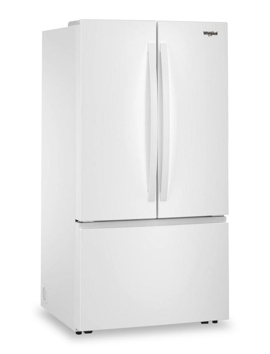 Whirlpool 36\" 30.5 Cu. Ft. French-Door Refrigerator with Interior Water Dispenser - White - WRFF3336SW