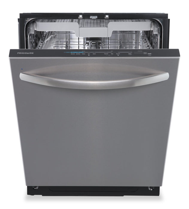 Frigidaire 24\" 49 dBA Top-Control Dishwasher with Third Rack - Stainless Steel - FDSH4502BF