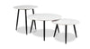 Delancey 31.5\" Modern 3-Pack Coffee + 2 End Tables - White