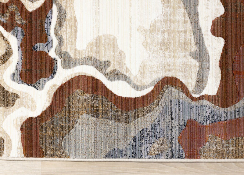 Janey Multi-Colour Area Rug - 5'3\" x 7'10\"