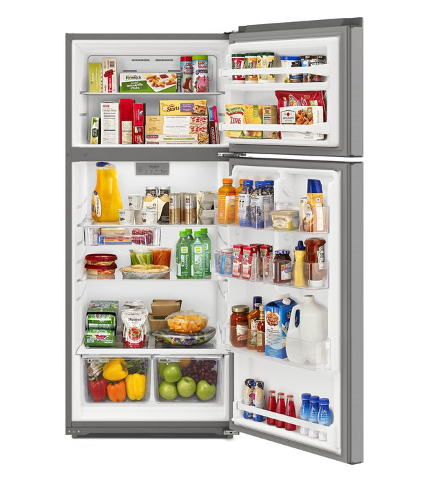 Whirlpool 28\" 16.3 Cu. Ft. Top-Mount Refrigerator - Stainless Steel - WRTX5328PM