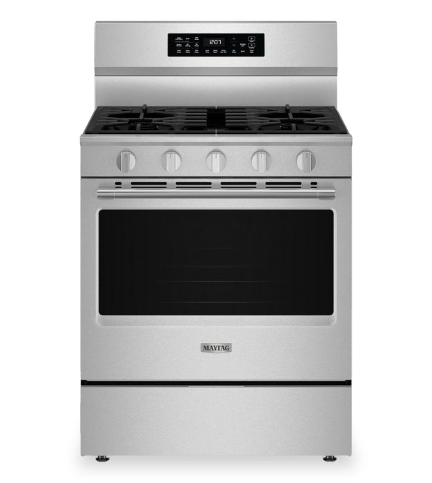 Maytag 30\" 5 Cu. Ft. Gas Range with No Preheat Air Fry - Fingerprint Resistant Stainless Steel - MFGS7030SZ