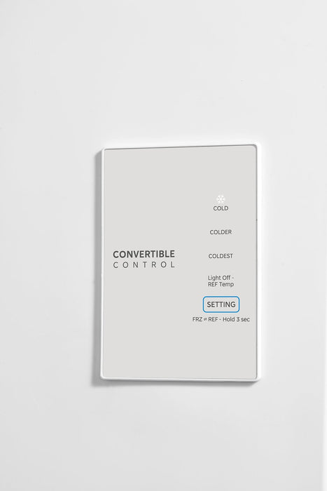 Midea 21 Cu. Ft. Convertible 2-in-1 Upright Refrigerator-Freezer - White - MRU21F6AWW