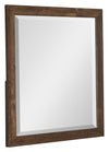 Silas Bedroom Dresser Mirror - Rustic Brown