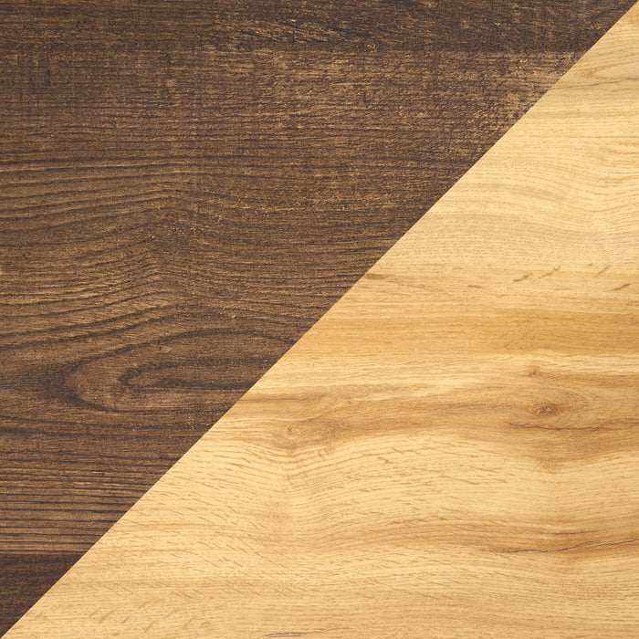 Silas Bedroom 6-Drawer Dresser, 64\"W x 33.4\"H - Rustic Brown