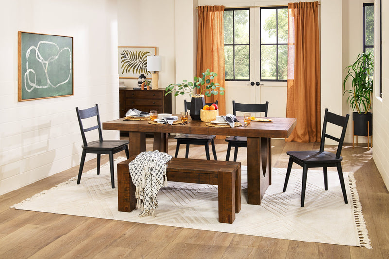 Kort & Co. Sol Dining Bench, 44\"W - Brown