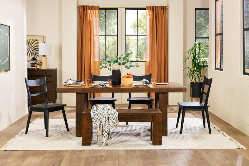 Kort & Co. Sol Dining Bench, 44\"W - Brown