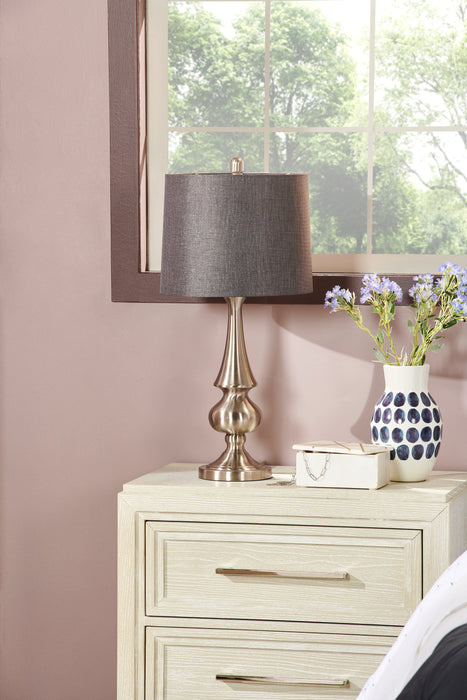 27.25\" Brushed Nickel Table Lamp