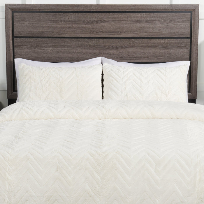 Tilda 3-Piece King Comforter Set - White