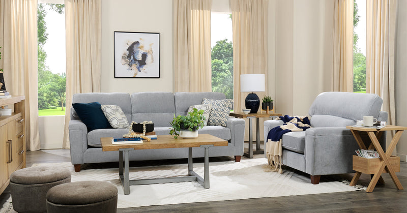 Torry 11.5\" Chairside Table with Cubby - Taupe