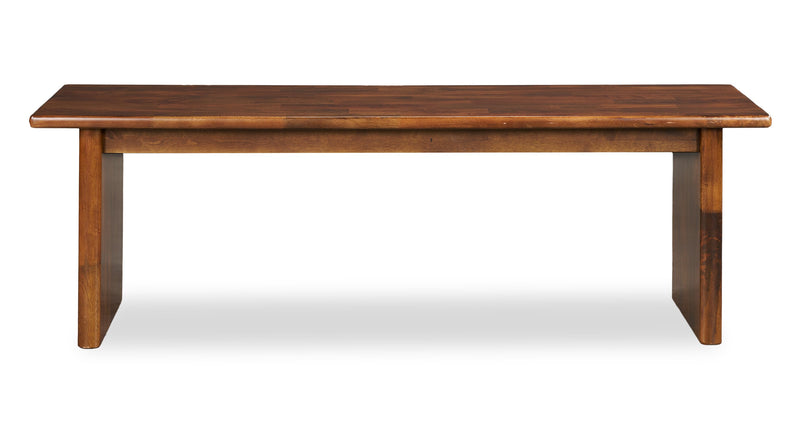 Vale Dining Bench, Wood, 58\"W - Brown