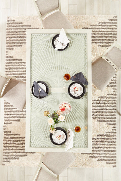 Vida 5pc Dining Set with Table & 4 Chairs, 78\"W - Sand