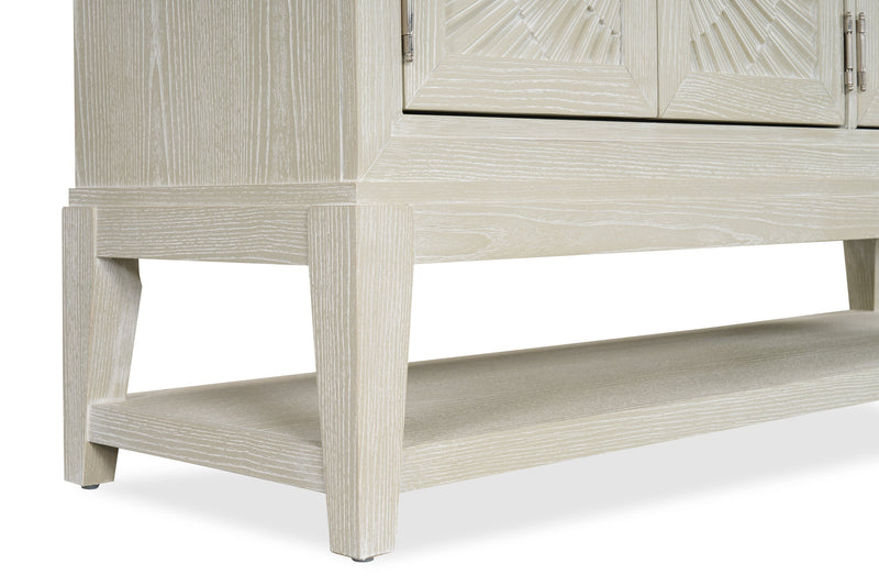 Vida Dining Server with Storage & Shelf, 61\"W - Sand