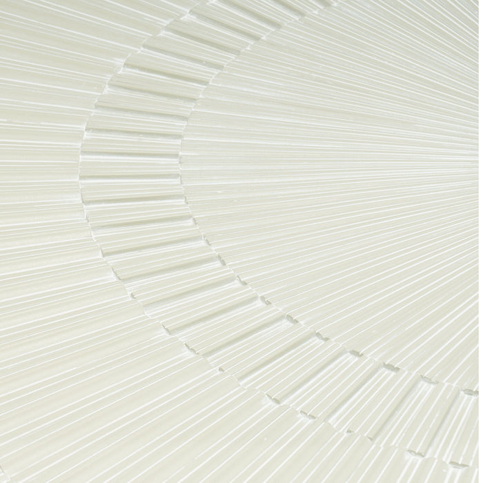 Vida Dining Table with Glass Inserts, 78\"W - Sand