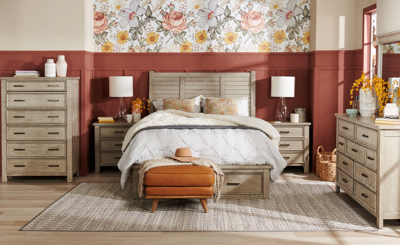 Brianna Light Grey 3-Piece Full/Queen Comforter Set