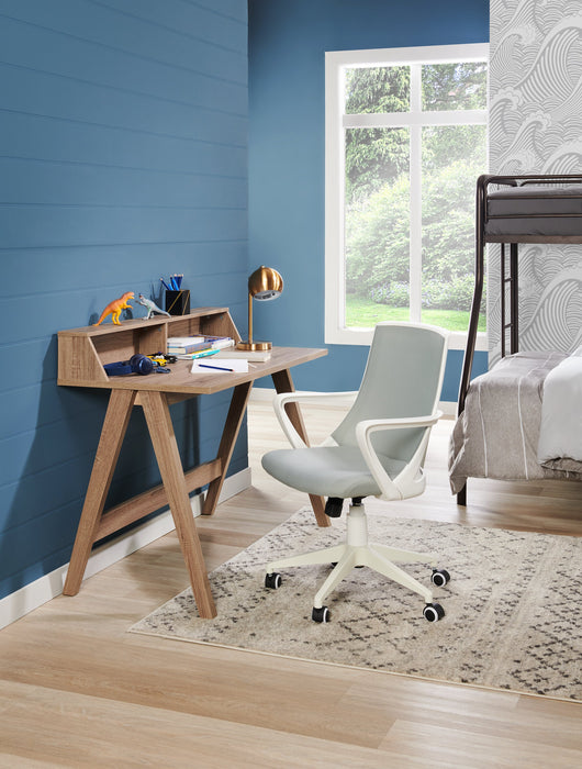 Igor 47.25\" Computer Office Desk with 2 Cubbyholes- Taupe