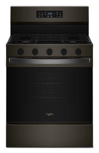 Whirlpool 5.0 Cu. Ft. Gas Range with Air Cooking – Black on Stainless - WFGS5730SV
