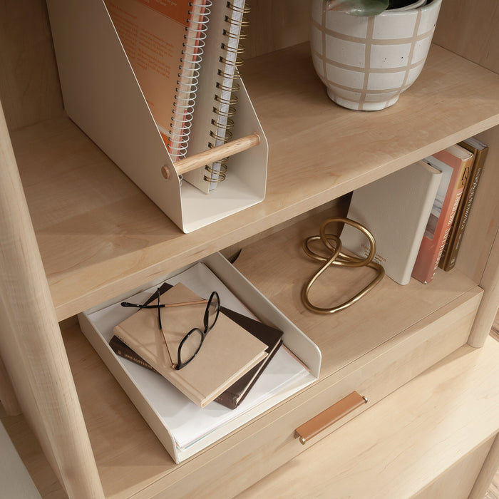 Whitaker Point 31.5\" Library Hutch with Drawer - Natural Maple