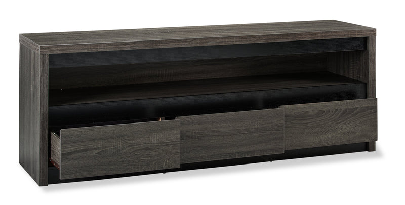 Walker 62\" TV Stand with Storage and Cable Management for TVs up to 70\"- Distressed Grey