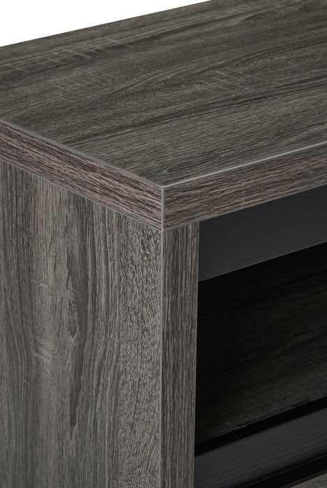 Walker 62\" TV Stand with Storage and Cable Management for TVs up to 70\"- Distressed Grey